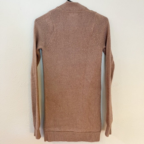Lovers and Friends Quarter Zip Turtle Neck Sweater Tunic Size XSmall - Picture 2 of 5
